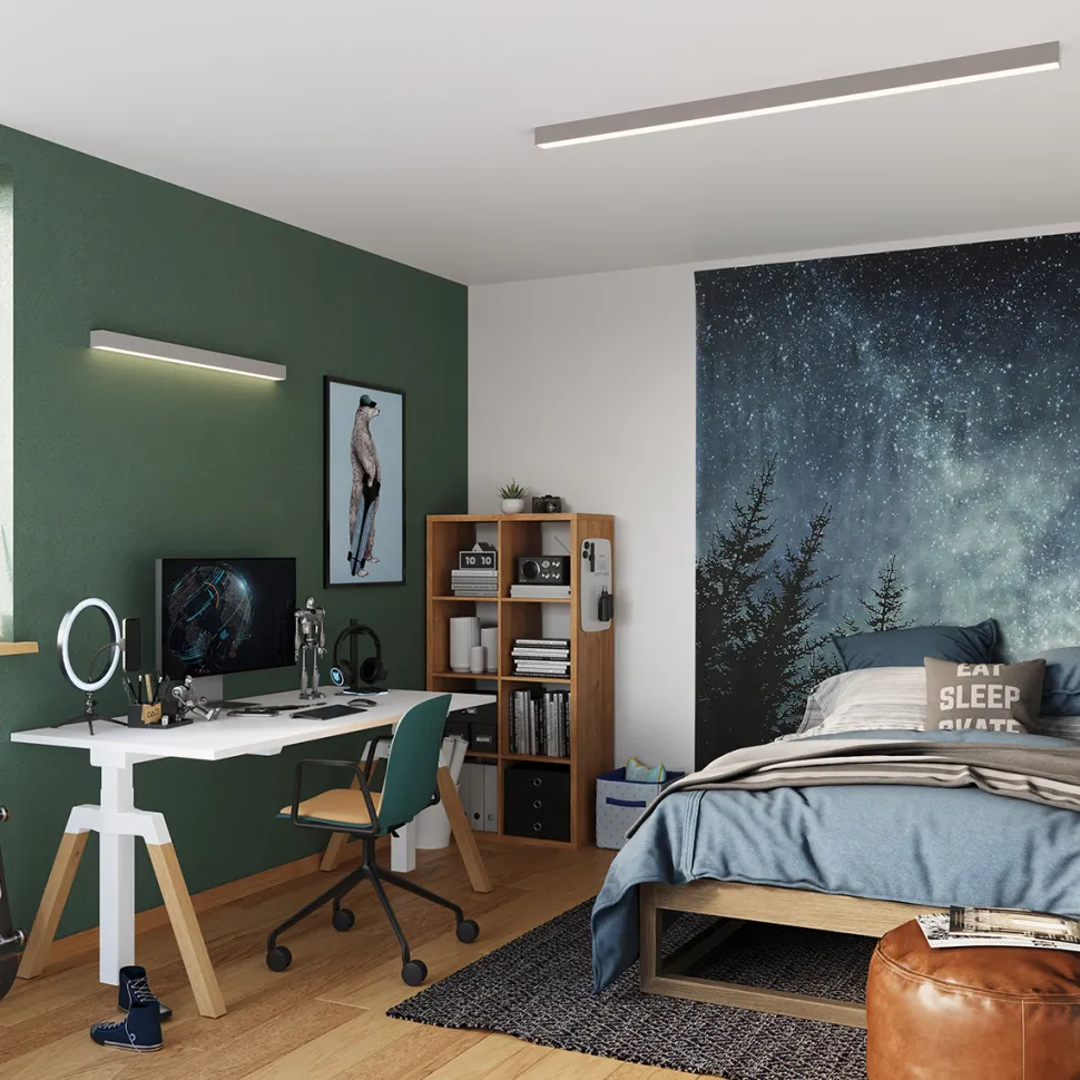 Plafon PINNE 117 szary 3000K