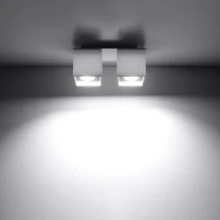 Plafon QUAD 2 biały