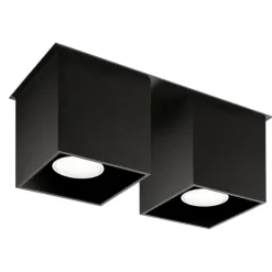 Plafon QUAD 2 czarny
