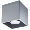 Plafon QUAD 1 szary