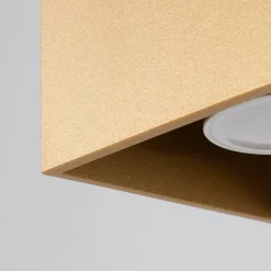 Plafon QUAD 1 złoty