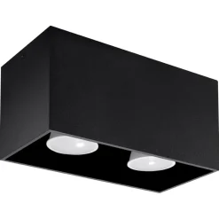 Plafon QUAD MAXI czarny