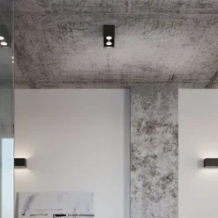 Plafon QUAD MAXI czarny