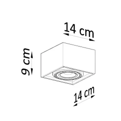 Plafon QUATRO 1 beton