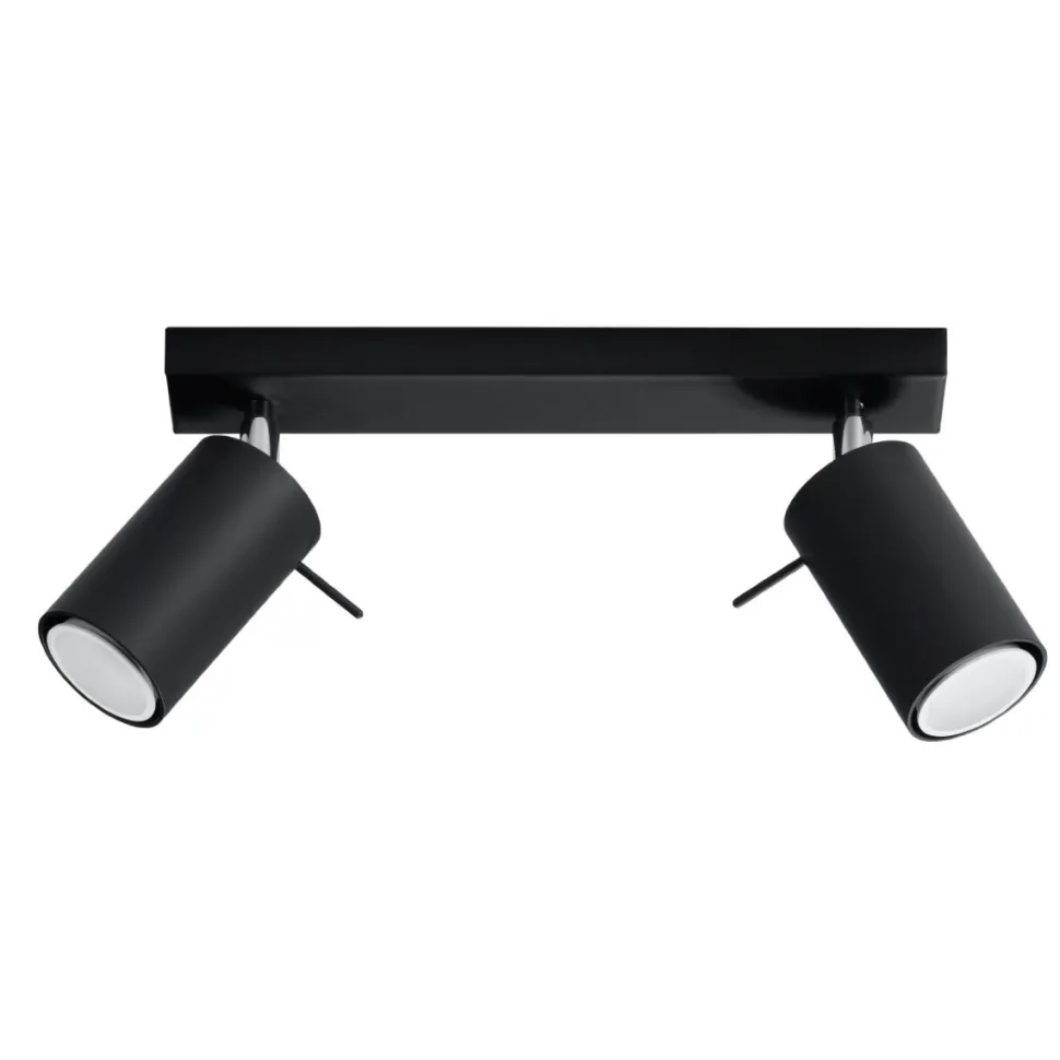 Plafon RING 2 czarny