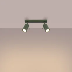 Plafon RING 2 zielony oliwkowy