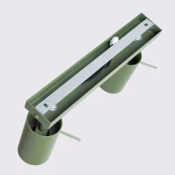 Plafon RING 2 zielony oliwkowy