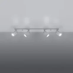 Plafon RING 4L biały