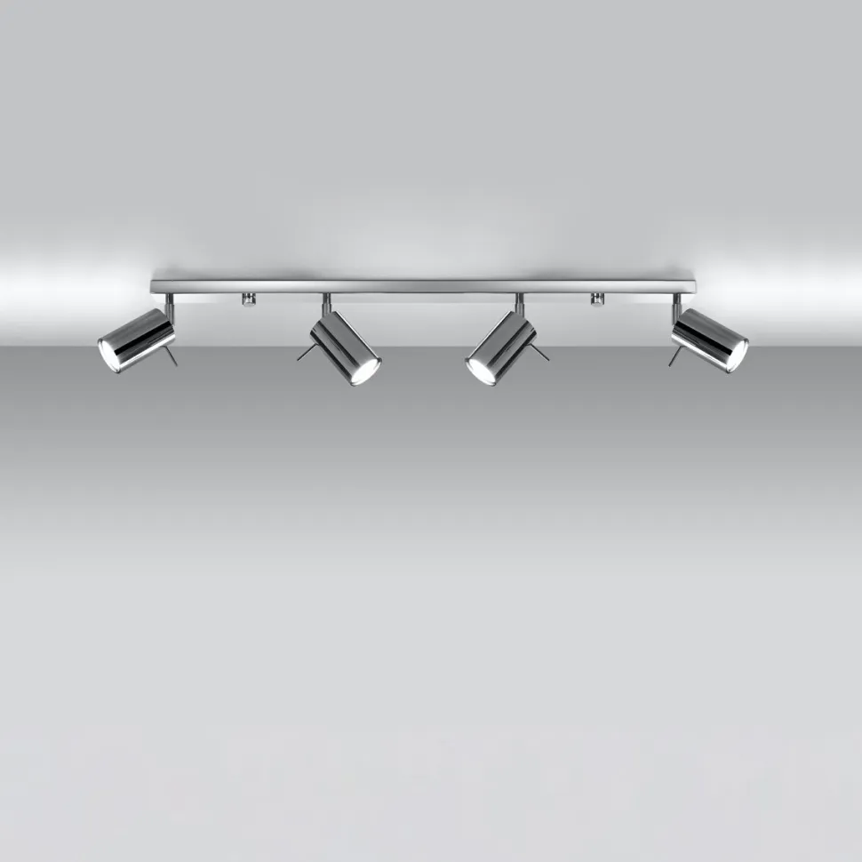 Plafon RING 4L chrom