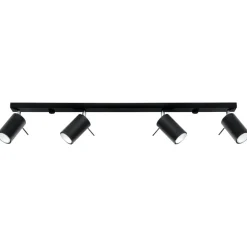 Plafon RING 4L czarny