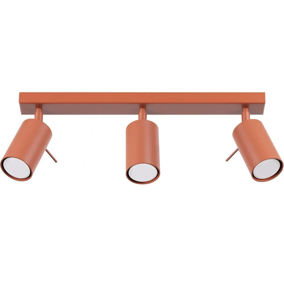 Plafon RING 3L ochra czerwona