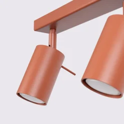 Plafon RING 3L ochra czerwona