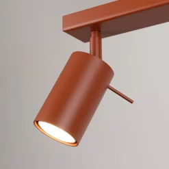 Plafon RING 3L ochra czerwona