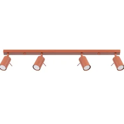 Plafon RING 4L ochra czerwona