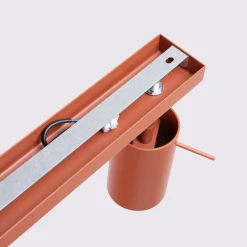 Plafon RING 4L ochra czerwona