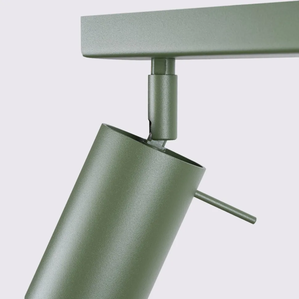 Plafon RING 4L zielony oliwkowy