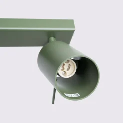 Plafon RING 6L zielony oliwkowy