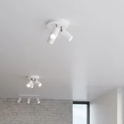 Plafon RING 3P biały