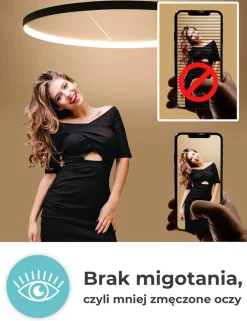 Plafon RIO 110 biały LED 3000K