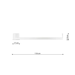 Plafon RIO 110 biały LED 3000K