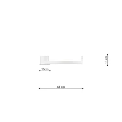 Plafon RIO 55 czarny LED 4000K