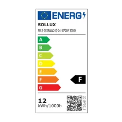 Plafon RIO 110 czarny LED 3000K