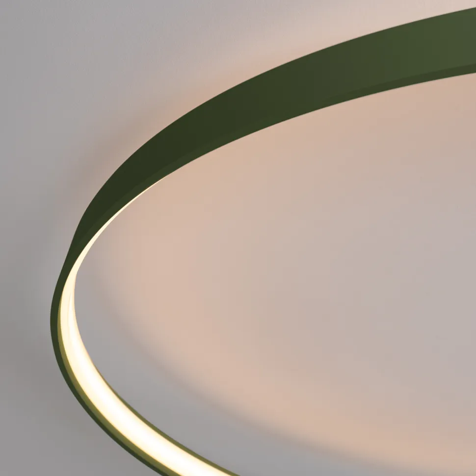 Plafon RIO 78 zielony oliwkowy LED 3000K