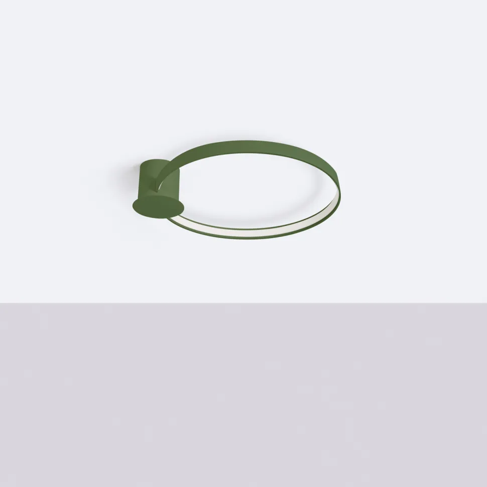 Plafon RIO 55 zielony oliwkowy LED 4000K