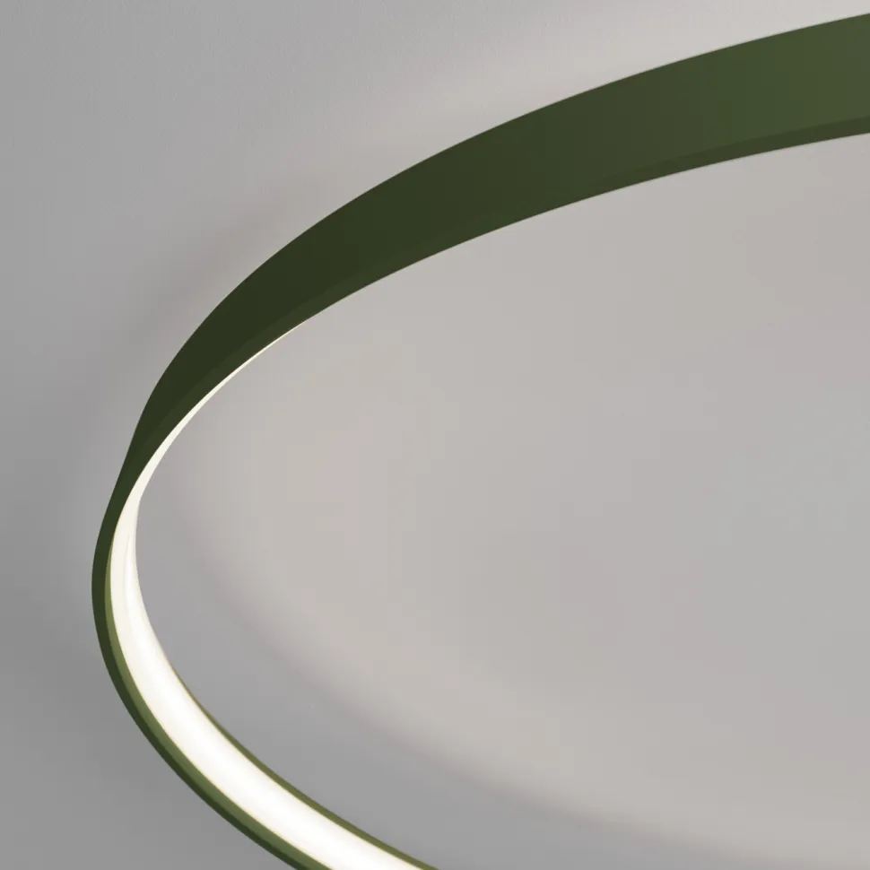 Plafon RIO 55 zielony oliwkowy LED 4000K