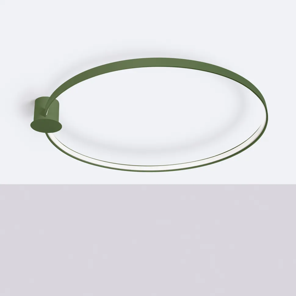Plafon RIO 110 zielony oliwkowy LED 4000K