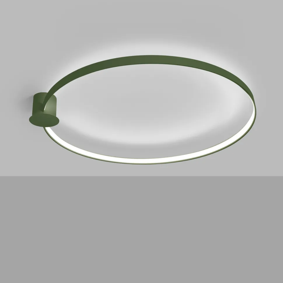 Plafon RIO 110 zielony oliwkowy LED 4000K