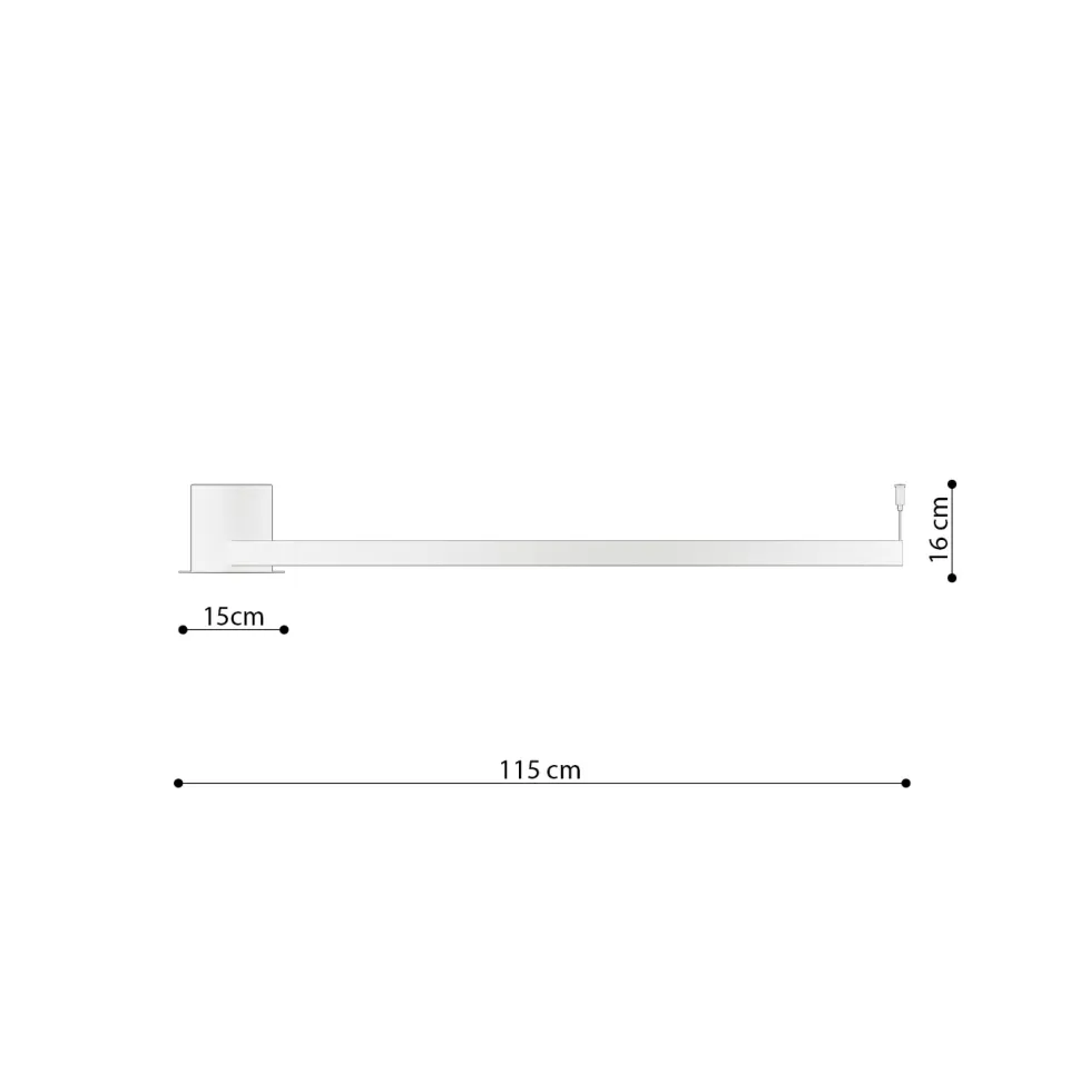Plafon RIO 110 zielony oliwkowy LED 4000K