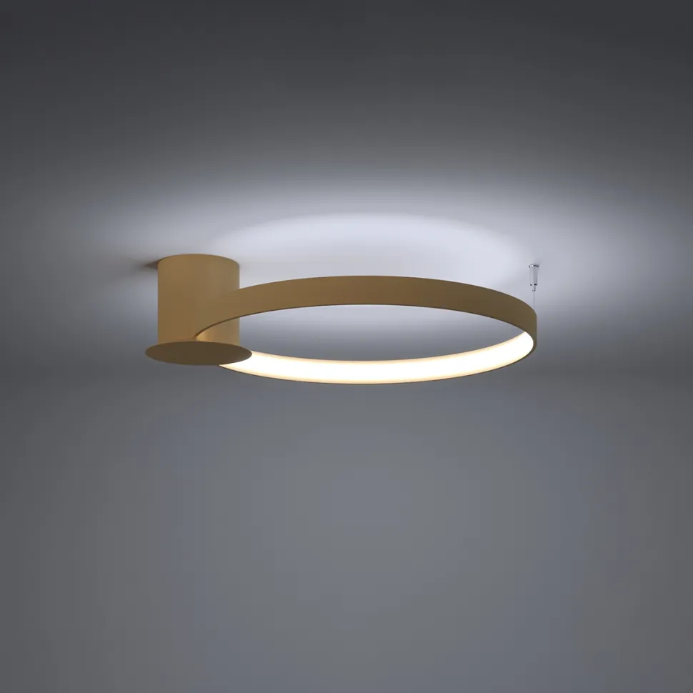 Plafon RIO 55 złoty LED 4000K