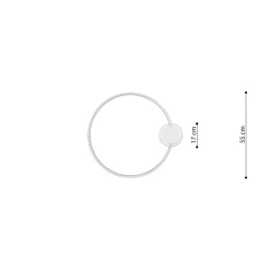 Plafon RIO 55 złoty LED 4000K