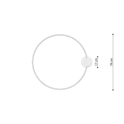 Plafon RIO 78 złoty LED 4000K