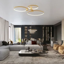 Plafon RIO 110 złoty LED 3000K