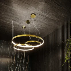 Plafon RIO 78 złoty połysk LED 3000K