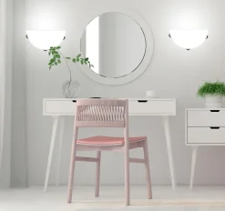 Plafon Sara plaf 1/2 300  chrom 1x60W