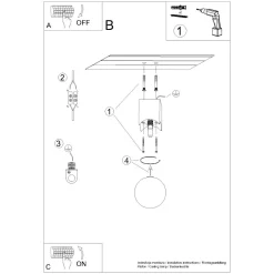 Plafon SOLIS naturalne drewno
