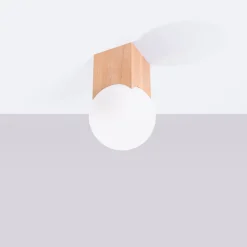 Plafon SOLIS naturalne drewno