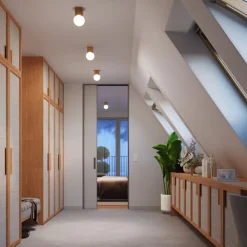 Plafon SOLIS naturalne drewno