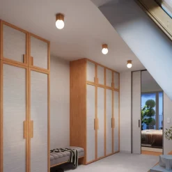 Plafon SOLIS naturalne drewno