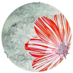 Plafon Spring 40 2x60W E27 czerwony