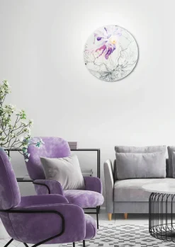 Plafon Spring 30 1x60W E27 fioletowy