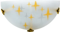 Plafon Stars plaf 1/2 1x60W E27 ambra