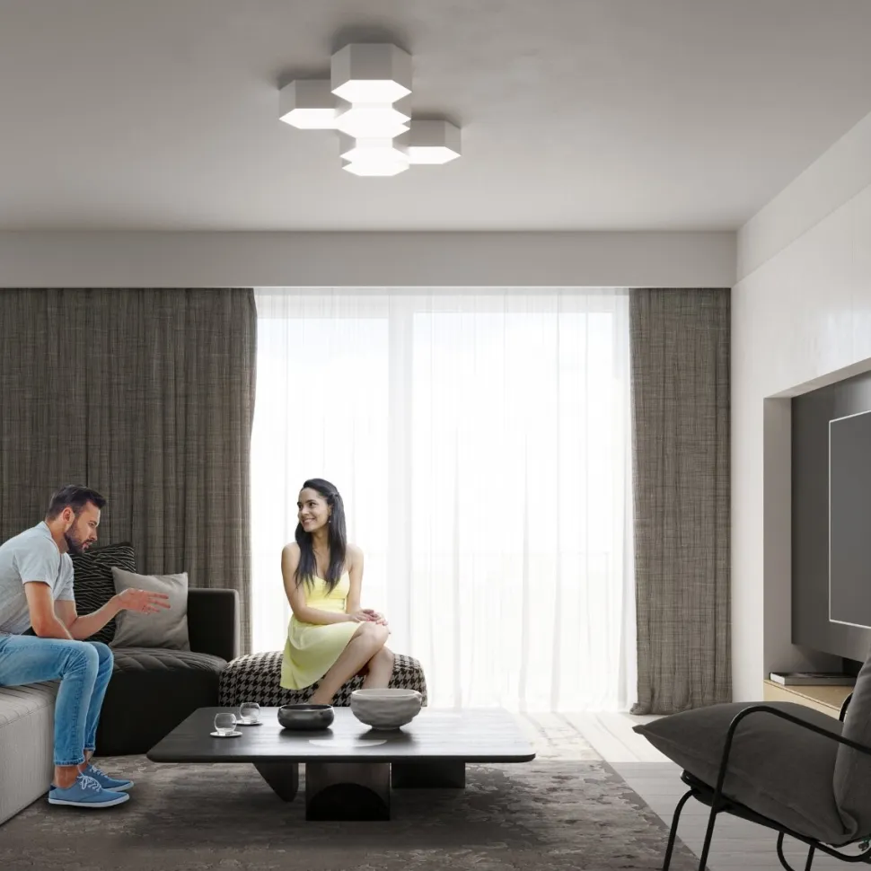 Plafon SUNDE 11 biały