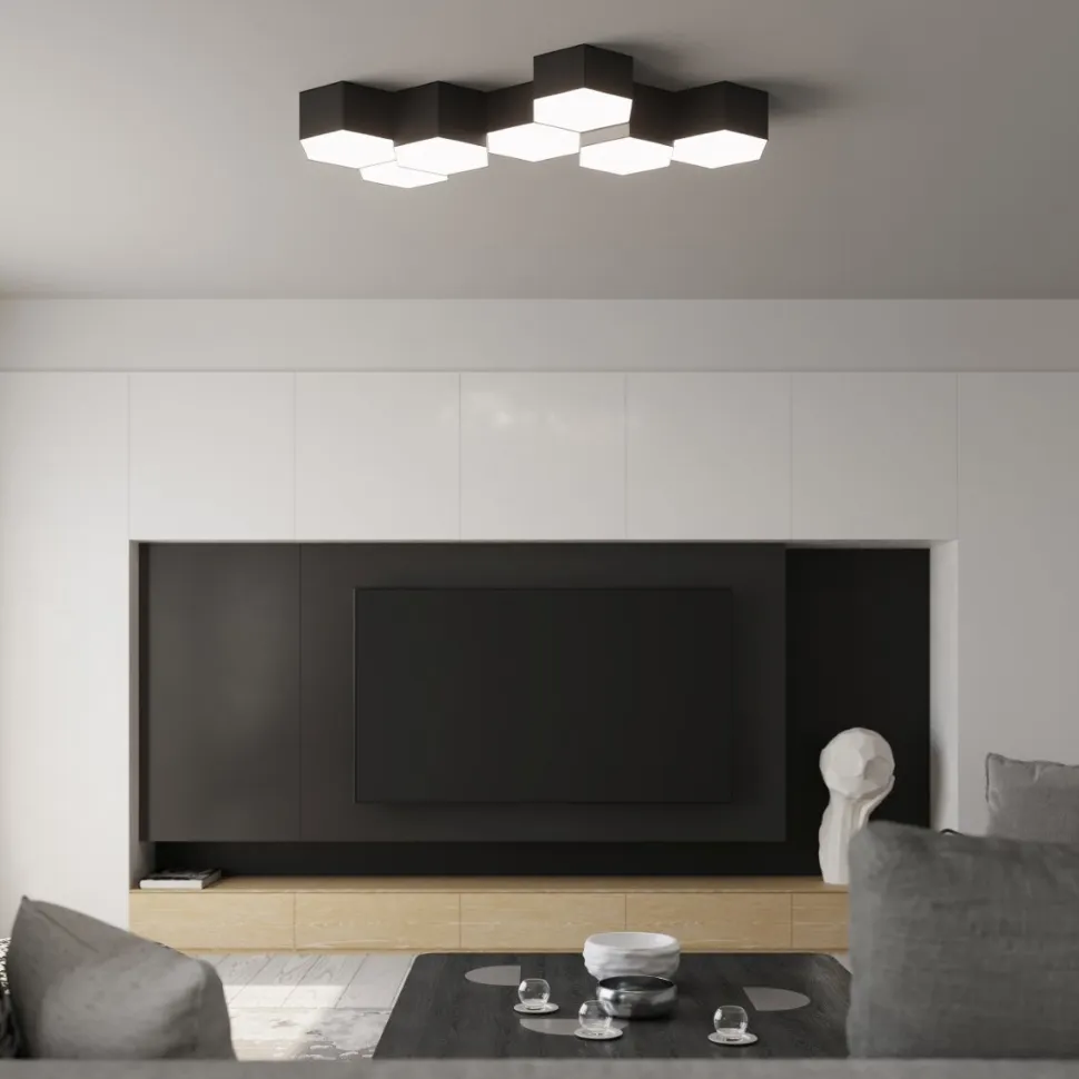 Plafon SUNDE 11 czarny