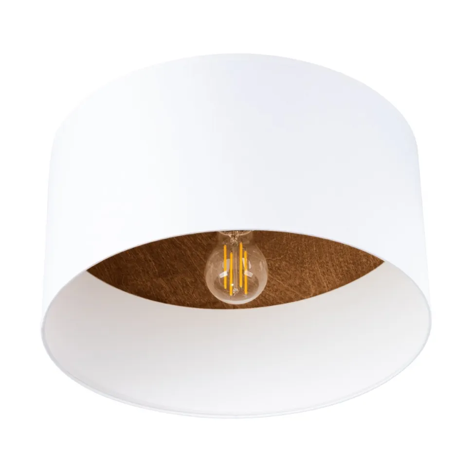 Plafon TELESTO biały/ciemny brąz