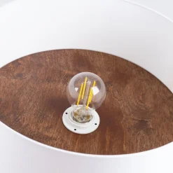 Plafon TELESTO biały/ciemny brąz