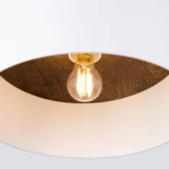 Plafon TELESTO biały/ciemny brąz